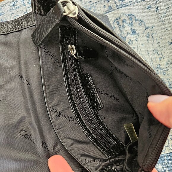 Calvin Klein Small Leather Crossbody Bag - Picture 6 of 11